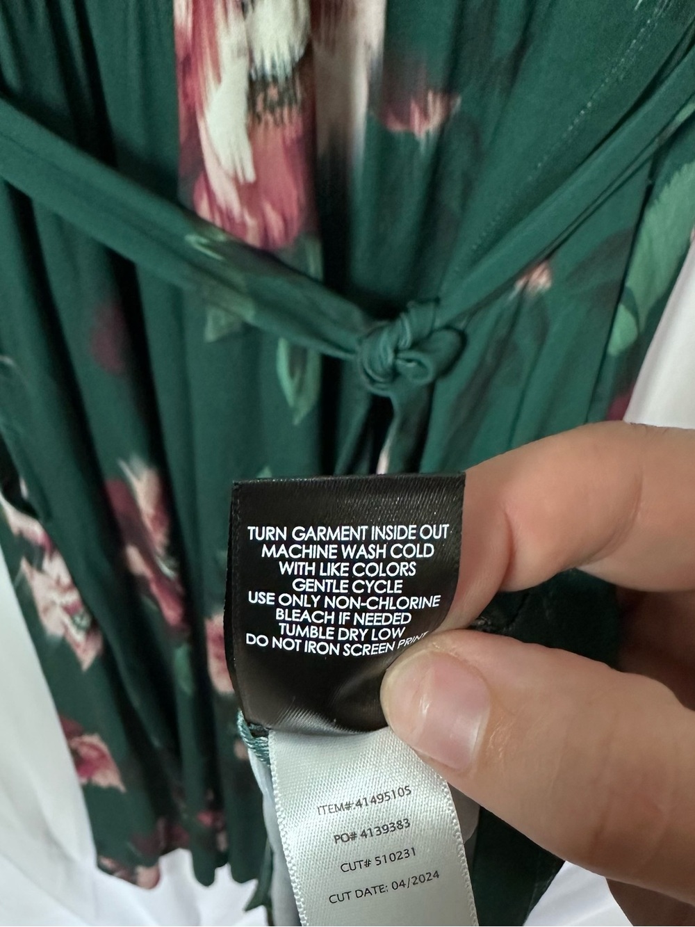 Torrid Surplice Wrap Midi Dress. Floral Print Size 1 - Picture 5 of 12
